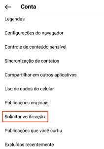 conta verificada