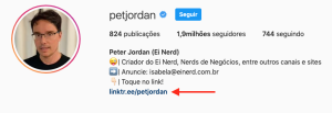 Bio do Instagram LInktree