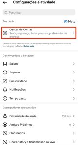 conta hackeada no Instagram