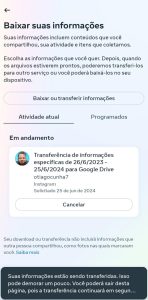 recuperar mensagens apagadas do Instagram